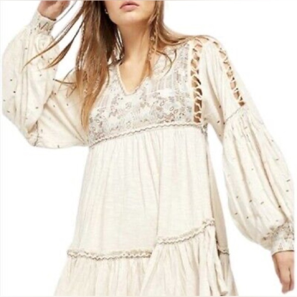 NWT Women’s FREE PEOPLE Much love tunic- Size XS - Picture 1 of 14